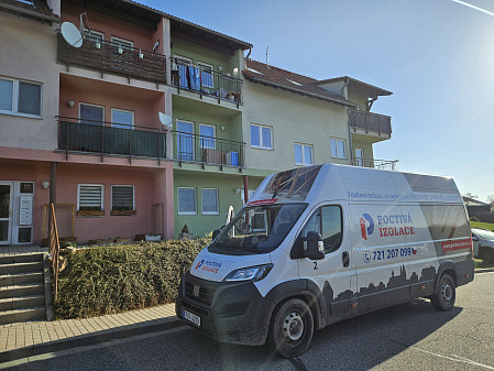 Izolace střechy – nástavby obytného podkroví v Lukách nad Jihlavou